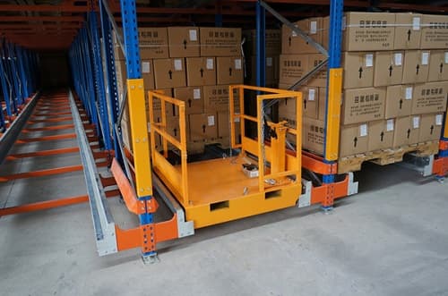 Shuttle system warehouses